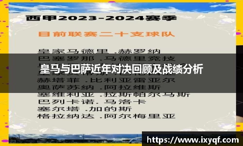 皇马与巴萨近年对决回顾及战绩分析